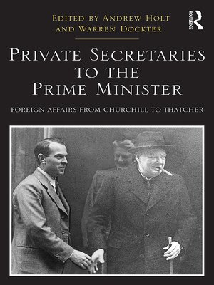 cover image of Private Secretaries to the Prime Minister